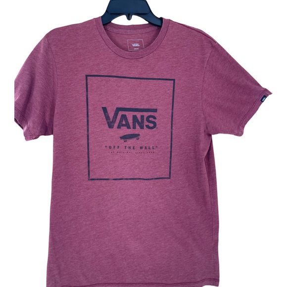 VANS CLASSIC DARK RED T SHIRT WITH FRONT LOGO - Picture 5 of 5
